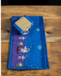 Space Explorer Kids Mat 5/7 Feet( Blue )