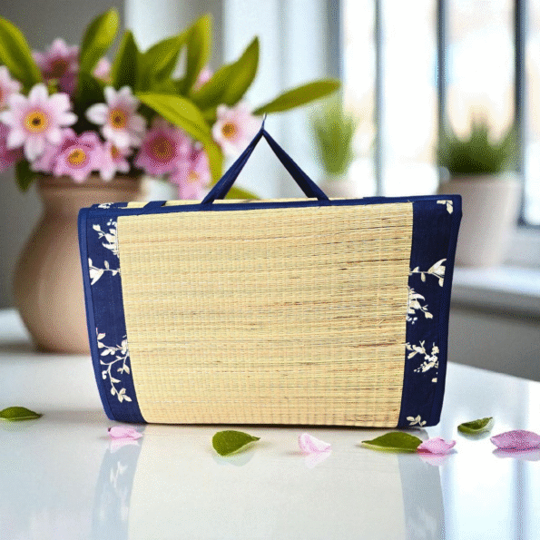 Stylish bag with floral design.