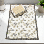 KORAI MAT GREY WITH GOLDEN DESIGN ( 3.5/6 FEET ) (Copy)